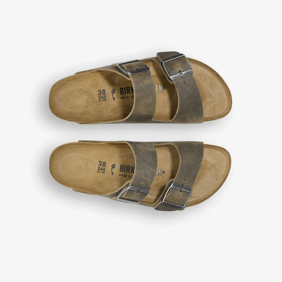Chinelos Birkenstock Arizona Natural Leather Oiled - Image 4