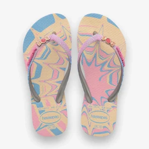 Chinelos Havaianas Kids Slim Glitter