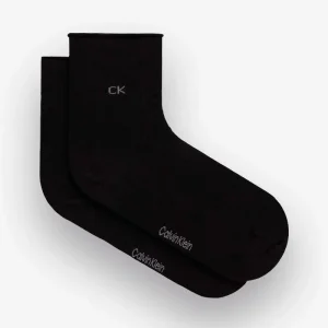 Meias Calvin Klein Women Short Sock 2P Roll Top
