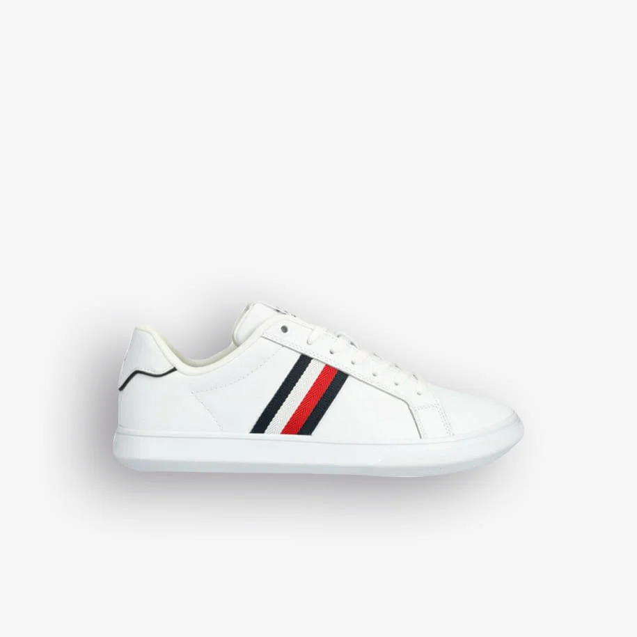 Sapatilhas Tommy Hilfiger Corporate Leather Cup Stripes - Image 2