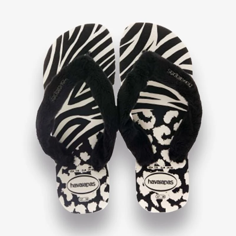 Chinelos Havaianas Top Home Fluffy